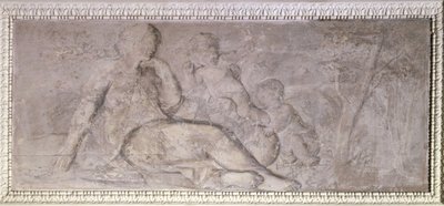 La Géographie, amours et sphère terrestre, mellem 1775 og 1785 (olie på træ) af Unknown artist