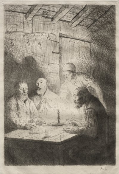 Middag i elendighed af Unknown artist