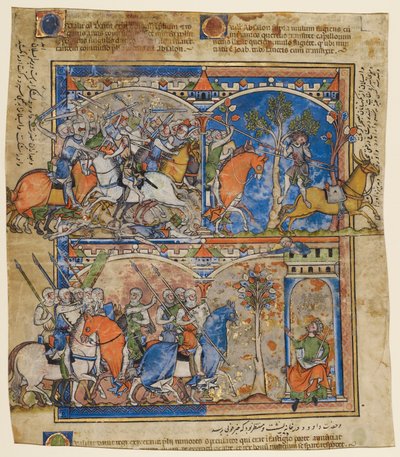 Blad fra Morgan Picture Bible af Unknown artist