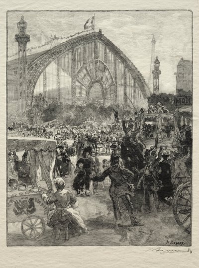 Forlader 1889-udstillingen af Unknown artist