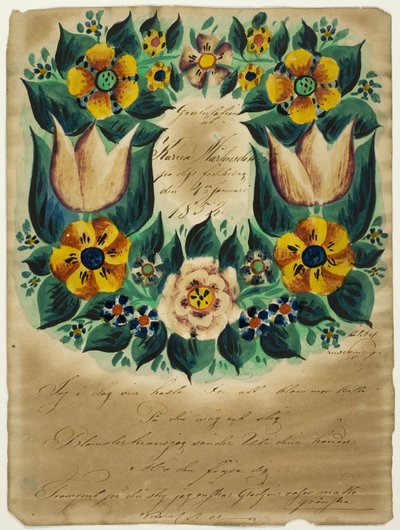 Tillykke til Karna Martensdottir af Unknown artist