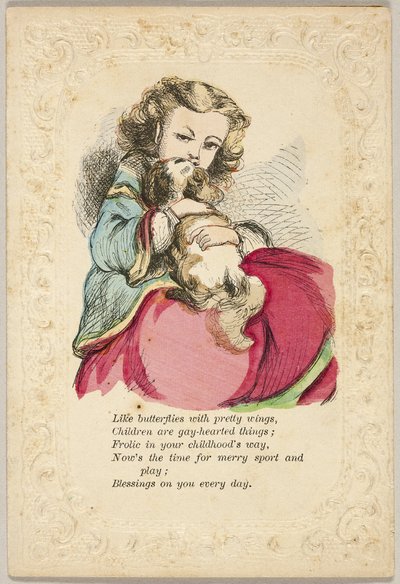 Som sommerfugle med smukke vinger (valentin) af Unknown artist
