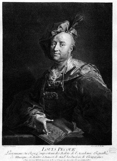 Louis Pecour af Unknown artist