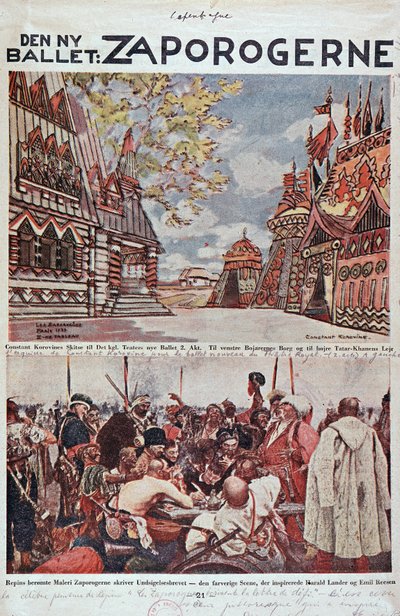 Lyrisk Teater: Zaporogerne (Zaporogerne) - Opera Bibl. af Unknown artist
