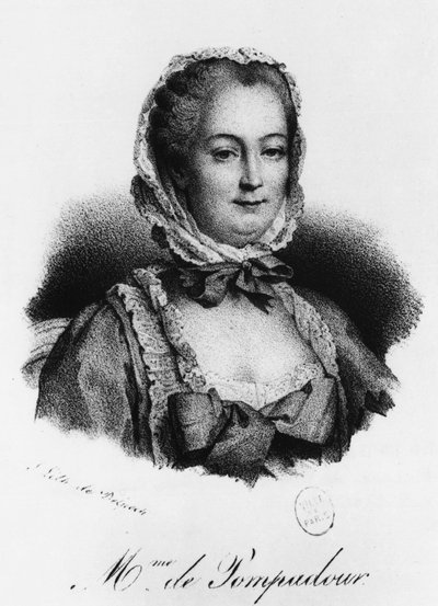 Madame de Pompadour, Jeanne Antoinette Poisson af Unknown artist