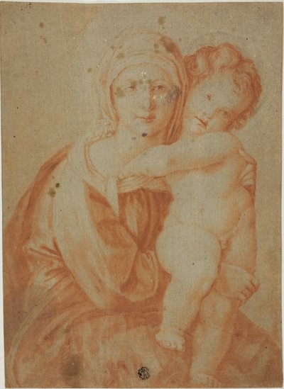 Madonna og barn af Unknown artist