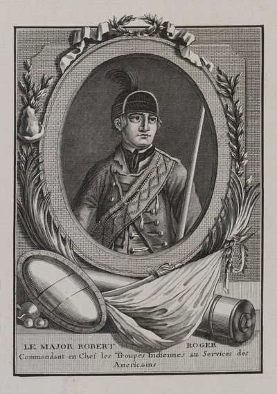 Major Robert Rogers af Unknown artist