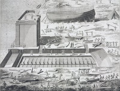 Marine, byggeplads i "" The Encyclopedia of Diderot and Alembert. af Unknown artist