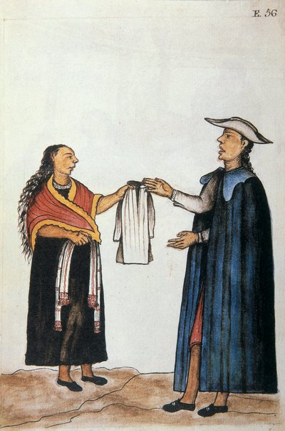 Bogen "Trujillo Del Peru" eller "Codex Martinez Companion", af Baltazar Martinez Companion og Bujanda, biskop af Trujillo (1782-1785) af Unknown artist