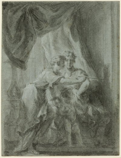 Mars, Venus og Amor af Unknown artist