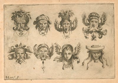 Mascarons af Unknown artist