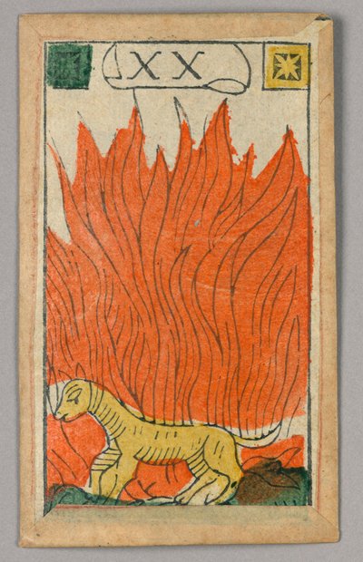Minchiate (Tarot) spillekort af Unknown artist
