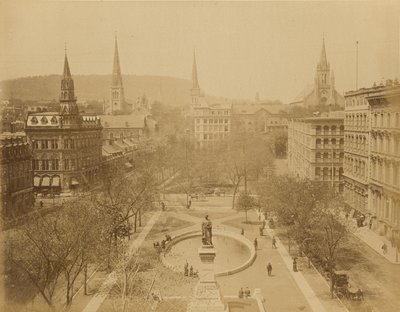 Montreal, Place Victoria af Unknown artist