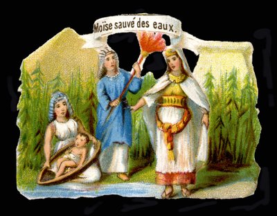 Moses reddede fra vandet af Unknown artist