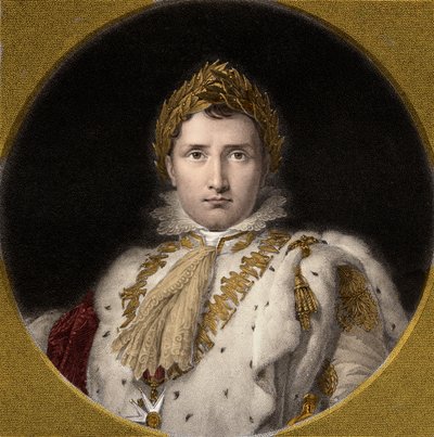 Napoleon Bonaparte 1769-1821 - gravering - 1800-tallet af Unknown artist