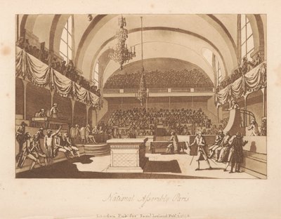 Nationalforsamlingen, Paris af Unknown artist