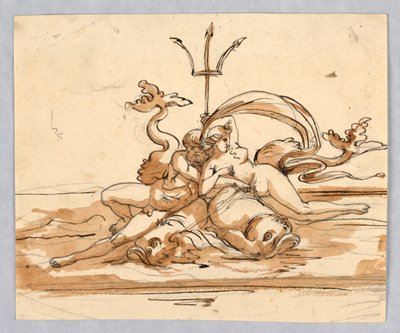 Neptun og Amfitrit af Unknown artist