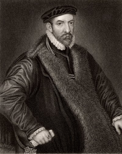 Nicholas Bacon (1509-1579) af Unknown artist
