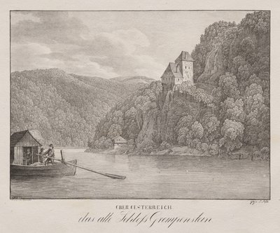 Nedre Østrig, Det gamle slot Grempenstein af Unknown artist