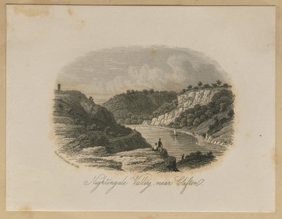 Nightingale Valley, nær Clifton af Unknown artist
