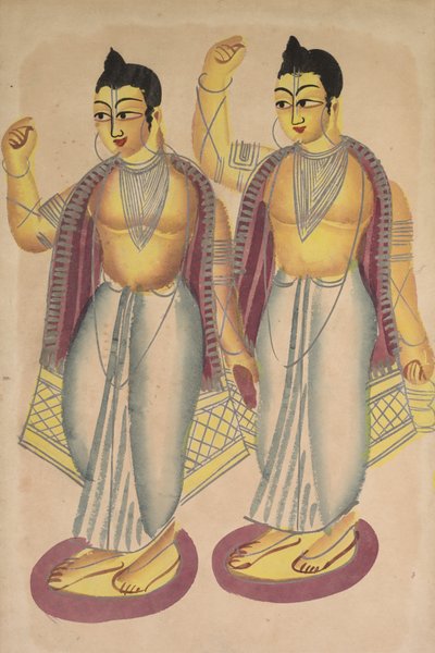Nitai og Gaur af Unknown artist