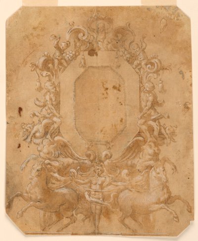Ottekantet paneldekoration af Unknown artist