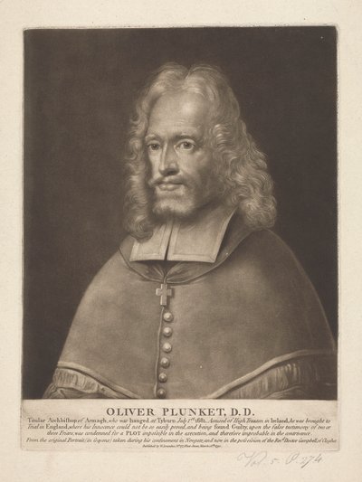 Oliver Plunket af Unknown artist
