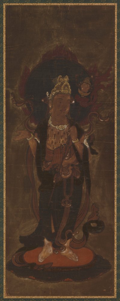 En af de tolv devaer: Emma-ten (<em>Yama</em> eller <em>Suyama-deva</em>?) af Unknown artist