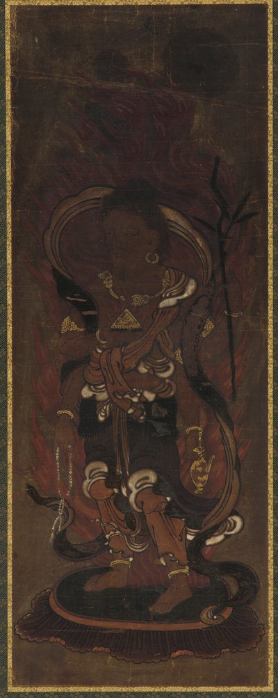 En af de tolv devaer: Kwa-ten (<em>Agni</em>) af Unknown artist