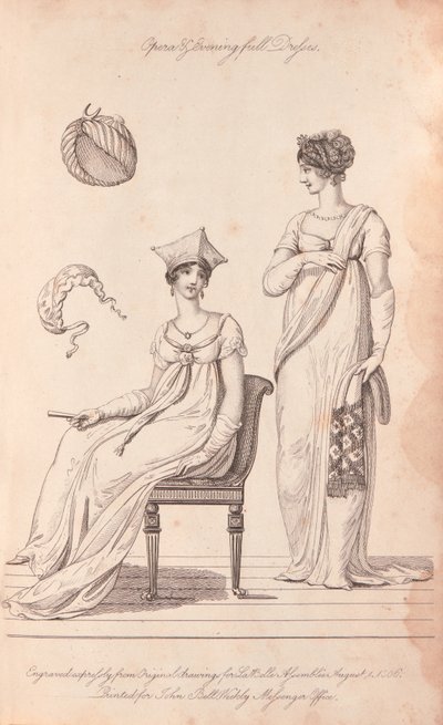 Opera aftenkjole af Unknown artist