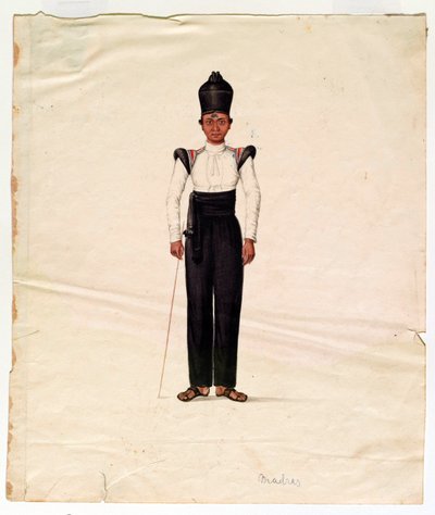Ordentlig dreng, Madras Army af Unknown artist