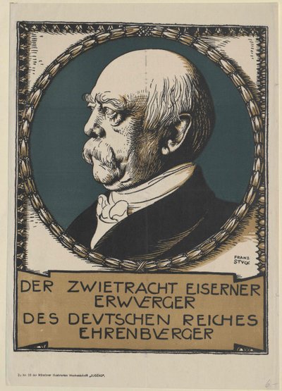 Otto greve af Bismarck (print) af Unknown artist