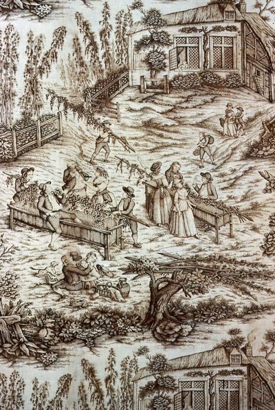 Panel (indretningsstof) af Unknown artist
