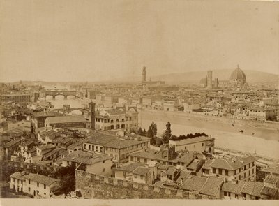 [Panoramaudsigt over Firenze] af Unknown artist