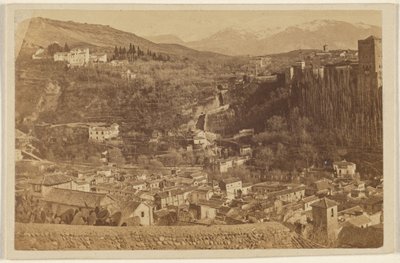 [Panoramaudsigt omkring Alhambra]. af Unknown artist