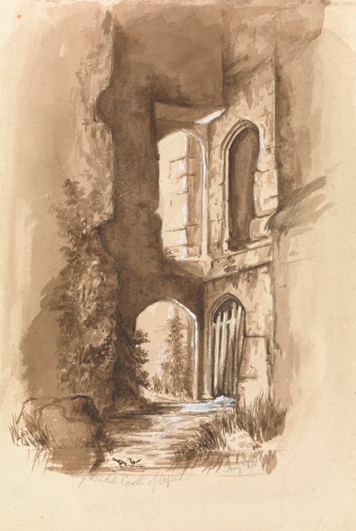 En del af Beckets Slot, Otford af Unknown artist
