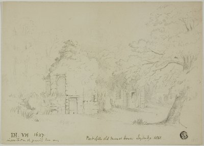 En del af den gamle herregård, Toybridge af Unknown artist