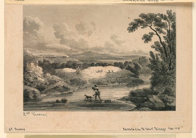 Pastoral Scene, 2. proces af Unknown artist