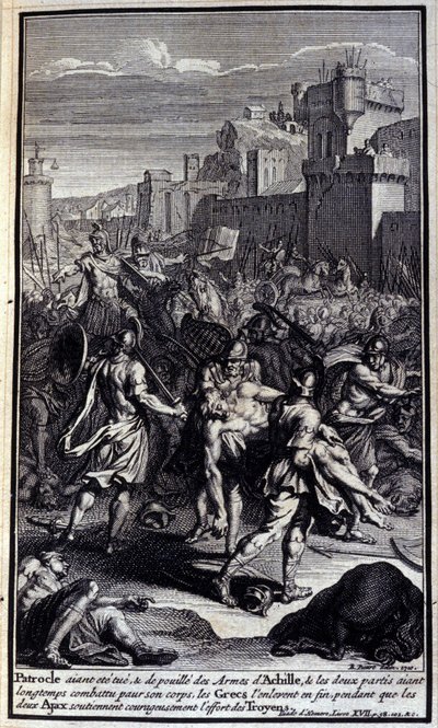 Efter at Patrocle var blevet dræbt og frataget Achilles