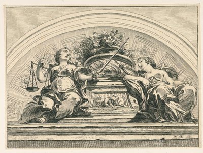 Pediment af Unknown artist