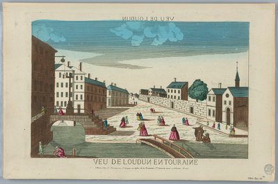 Peep-show, Veu de Londun i Touraine af Unknown artist