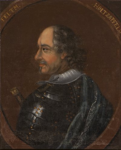 Peter Melander, comte de Holzappel - Portræt af grev Peter Melander af Holzappel (1589-1648), Anonym . Olie på lærred. Mål: 64x54 cm. Nationalmuseet Stockholm af Unknown artist