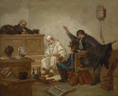 Pjerrot i Strafferetten af Unknown artist