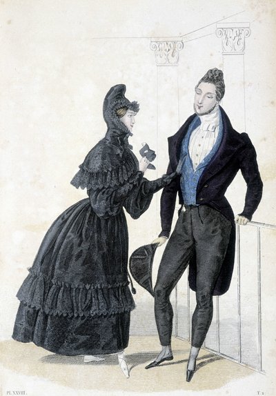 Plade, der illustrerer 1830