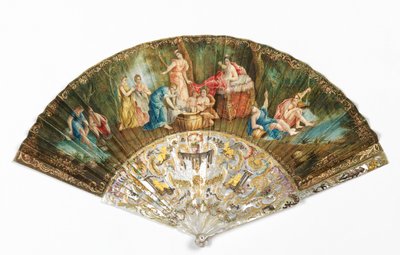 Plisseret ventilator af Unknown artist