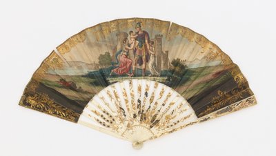 Plisseret ventilator af Unknown artist