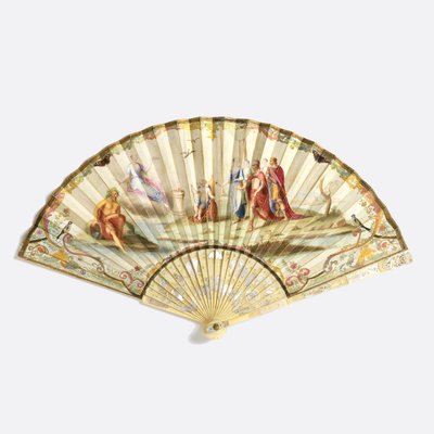 Plisseret ventilator af Unknown artist