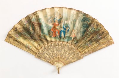 Plisseret ventilator af Unknown artist