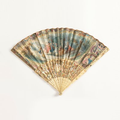 Plisseret ventilator af Unknown artist