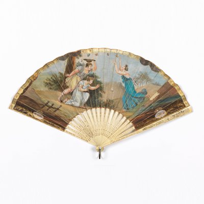 Plisseret ventilator af Unknown artist